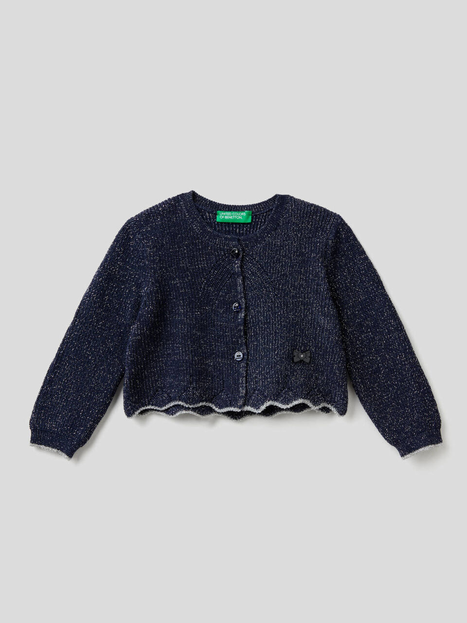 Maglia aperta con lurex image number 1