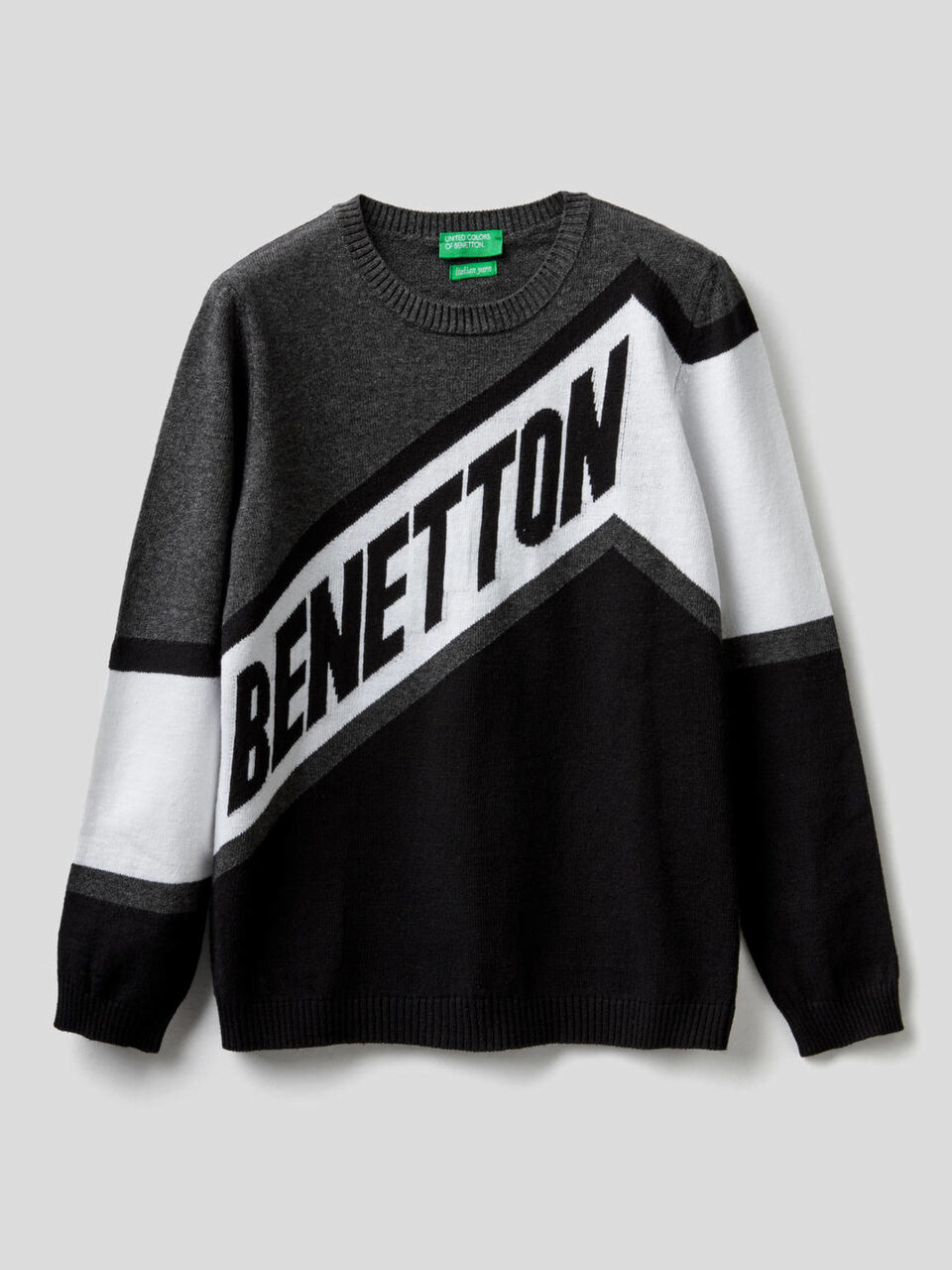 Maglia con logo ad intarsio image number 1