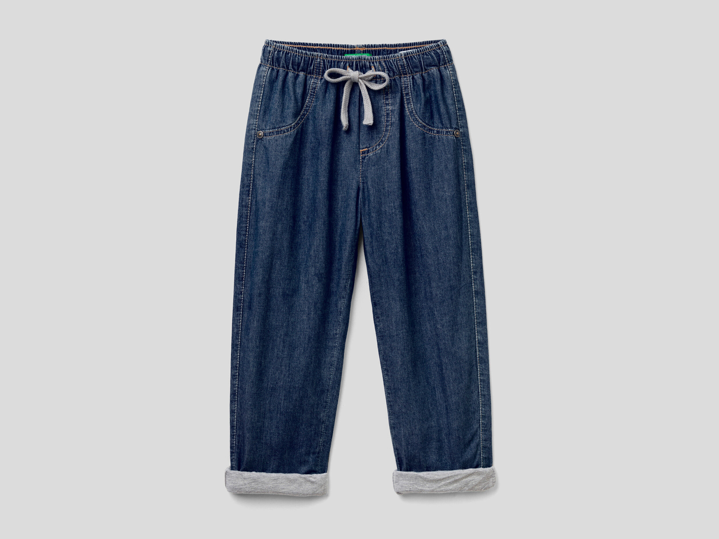 United Colors of Benetton Abbigliamento Pantaloni e jeans Pantaloni Joggers Joggers Foderati In Jeans Leggero 