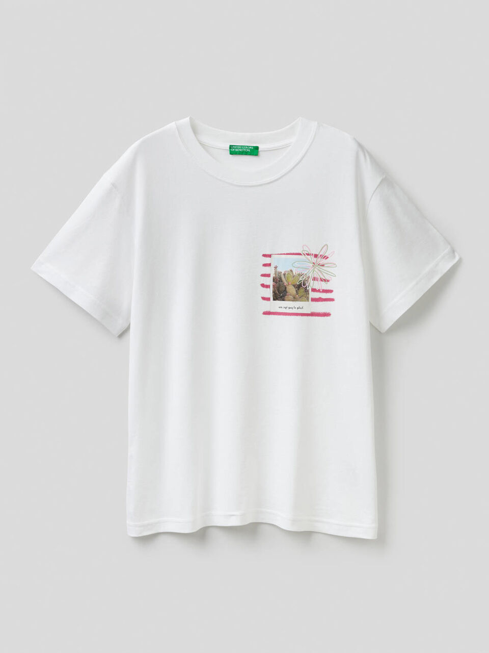T-shirt con stampa fotografica image number 1