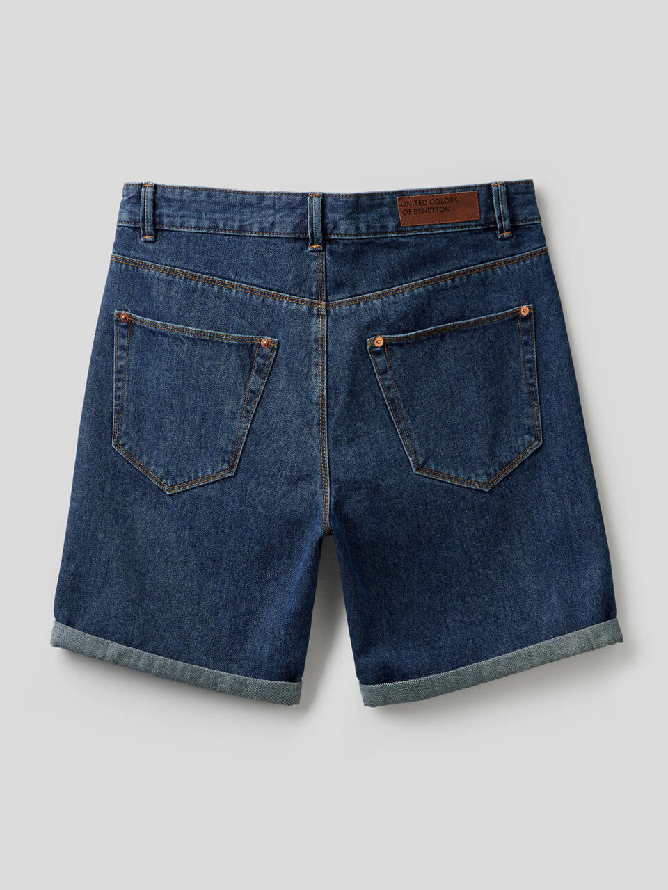Bermuda in denim 100% cotone image number 2