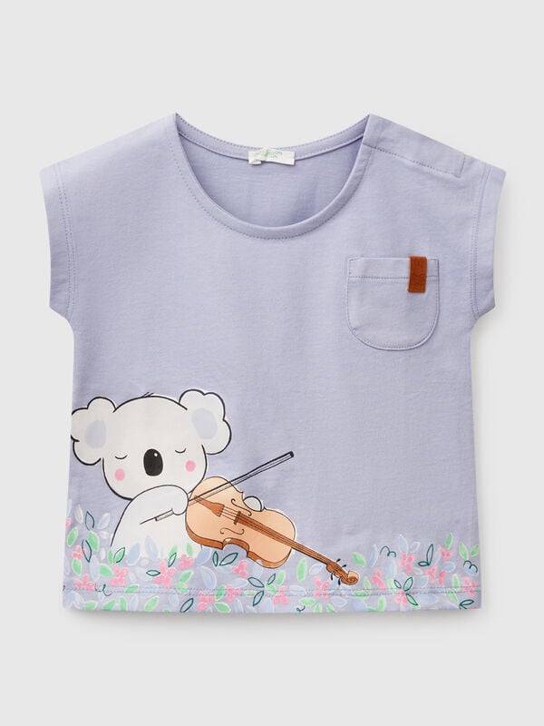 T-shirt boxy fit in cotone  Baby