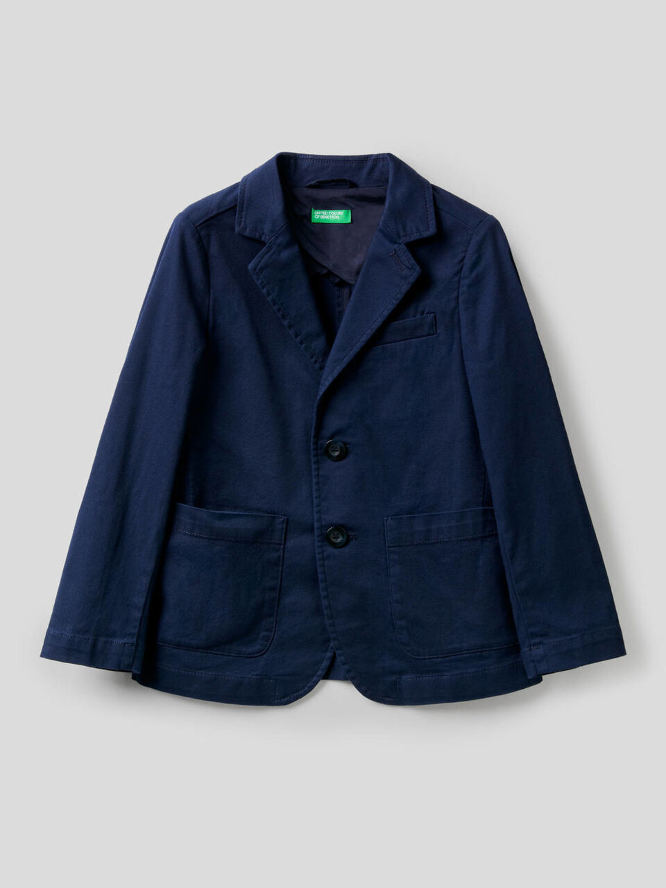 Blazer in cotone elasticizzato image number 1
