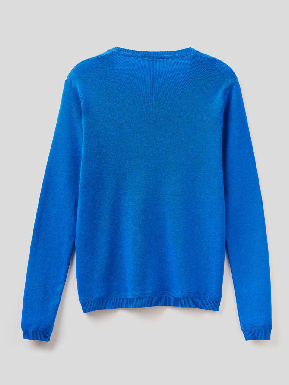 Maglia in puro cotone con scollo a V image number 2