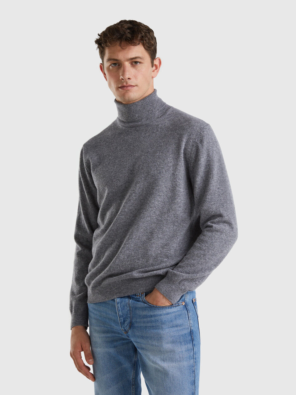 Dolcevita top uomo lana