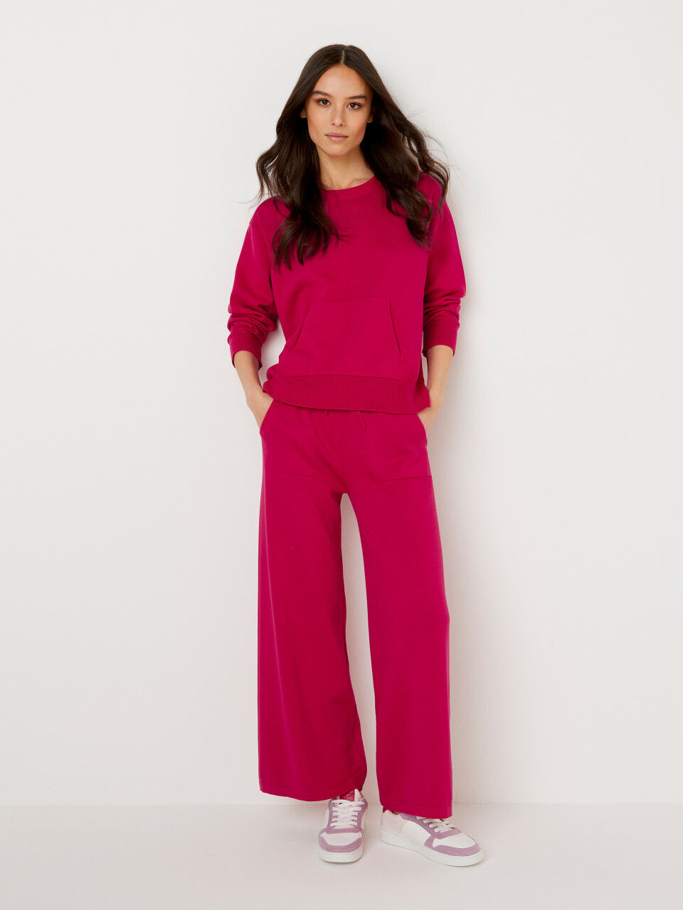 Pantaloni cotone benetton clearance