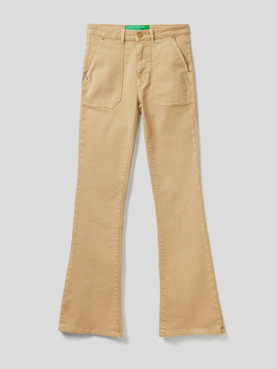 Pantaloni in cotone con tintura naturale image number 1