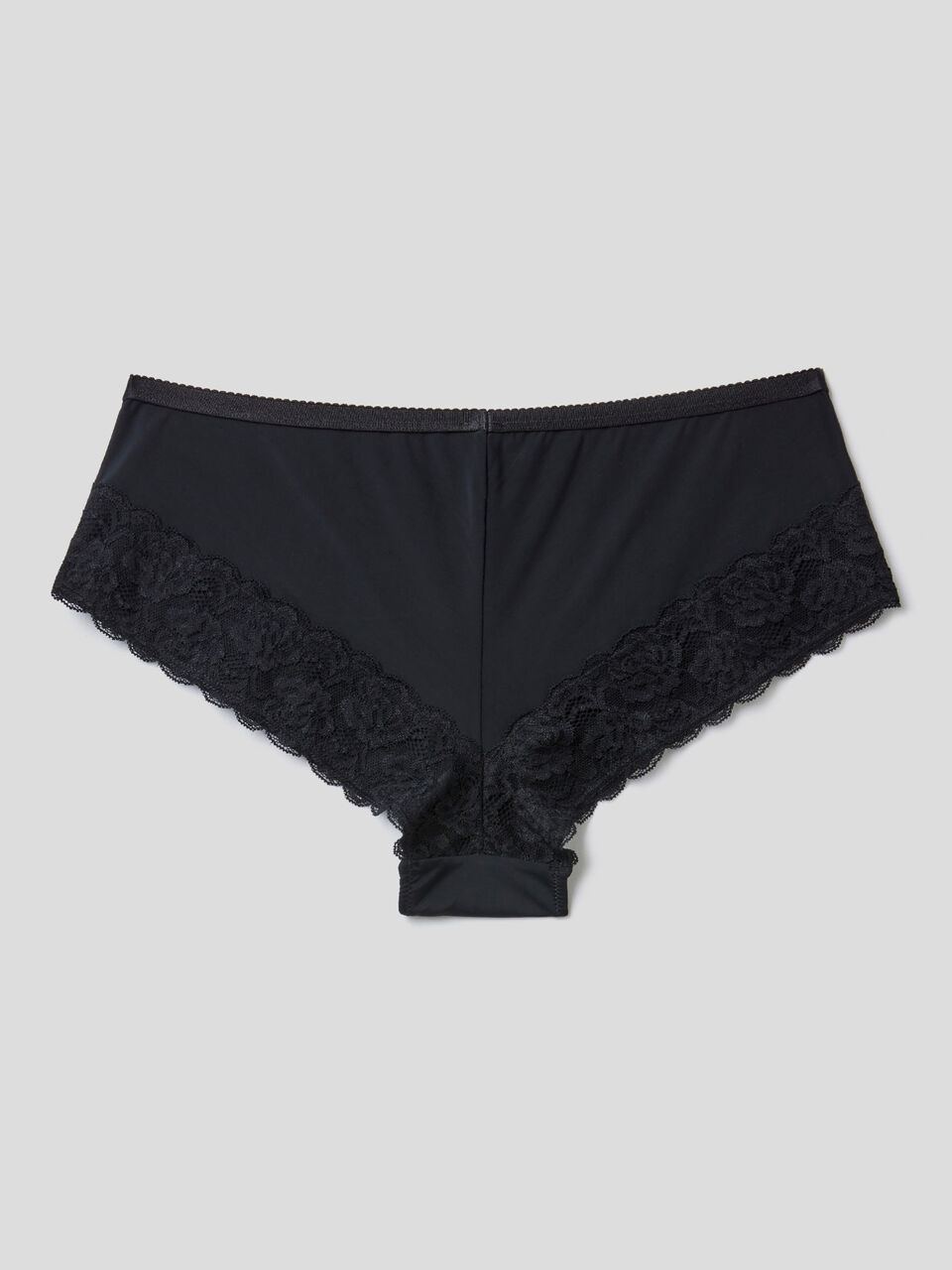 Culotte fianco alto con pizzo image number 2
