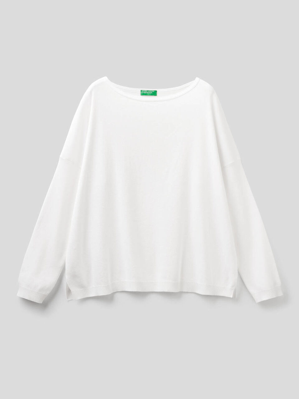 Maglia in cotone con scollo rotondo image number 1