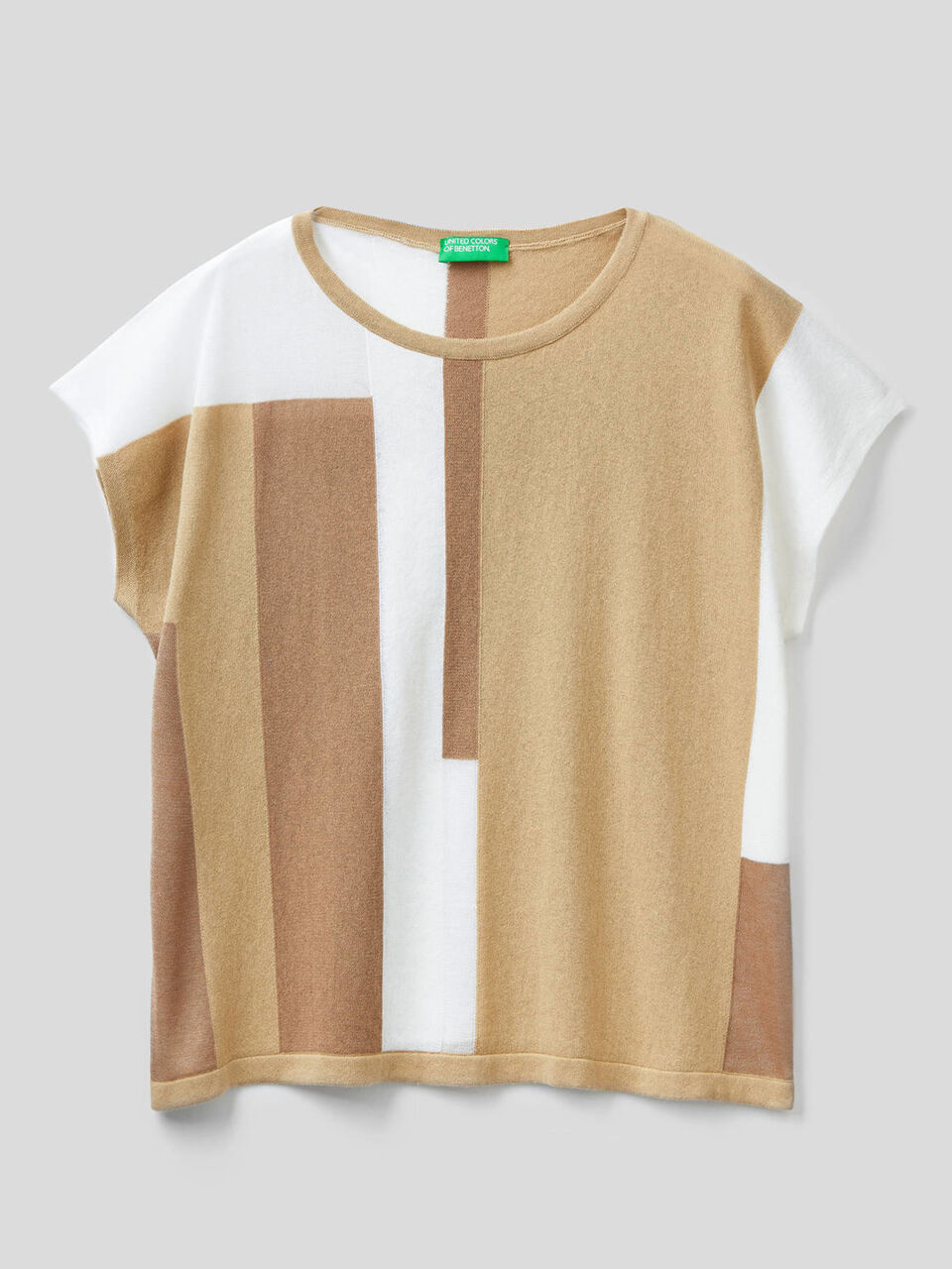 Maglia con lavorazione geometrica image number 1