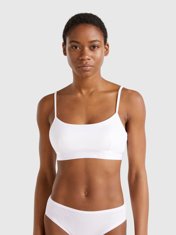 Brassiere in cotone stretch Donna