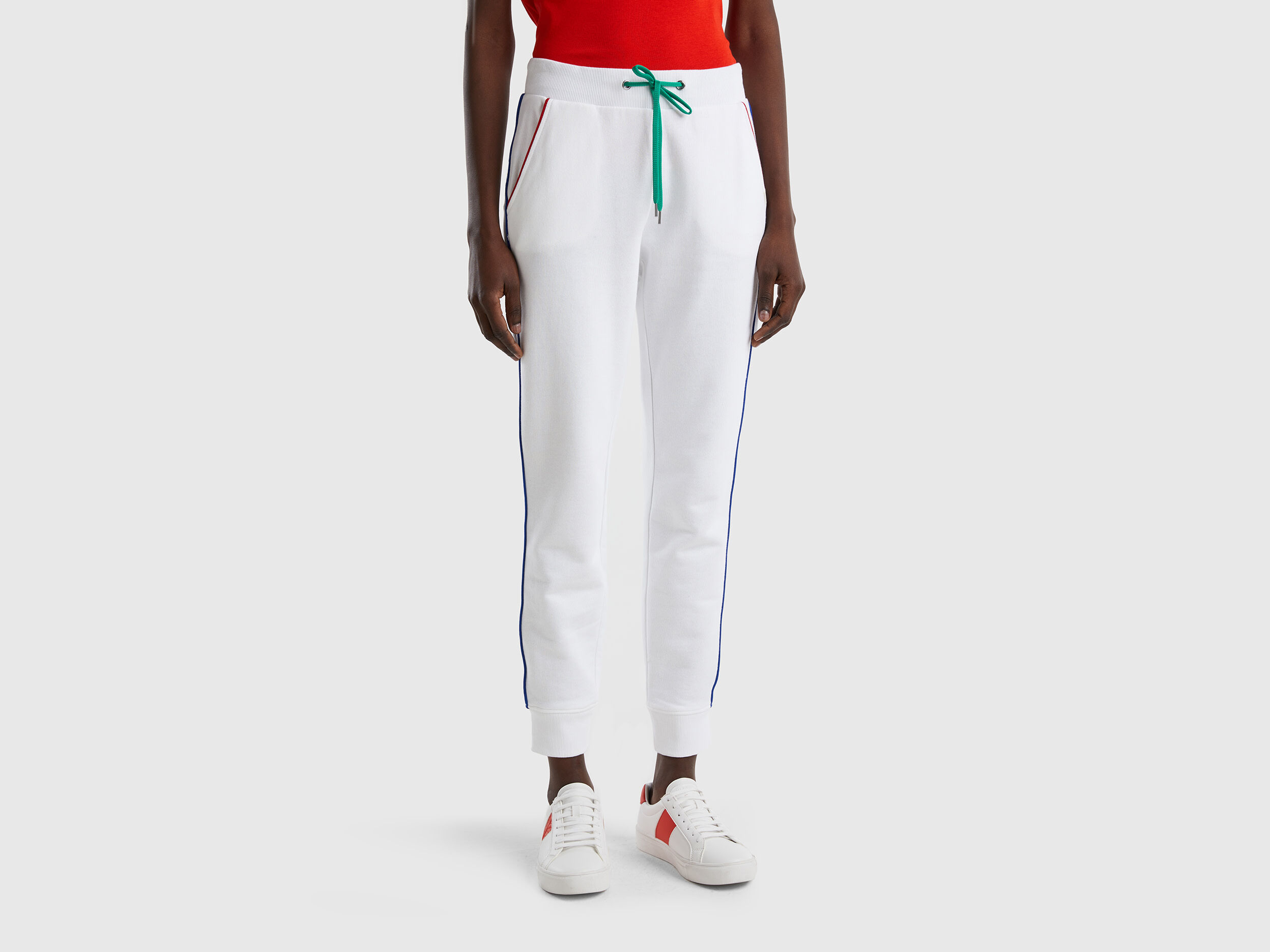 Pantaloni on sale felpa benetton