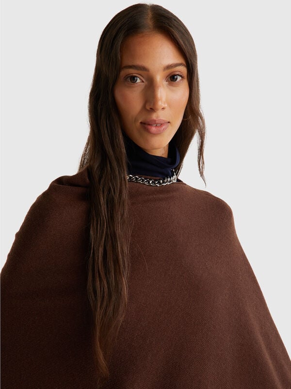 Mantella in misto cashmere Donna