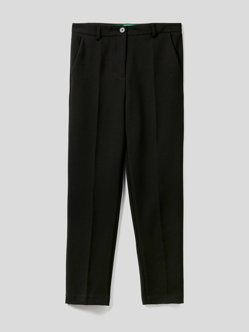 Pantaloni basici con piega centrale image number 1