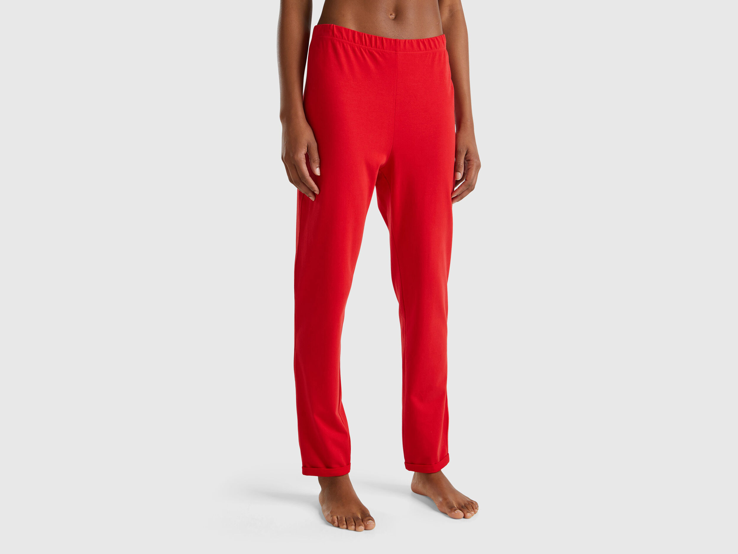 Pantaloni cotone benetton shop