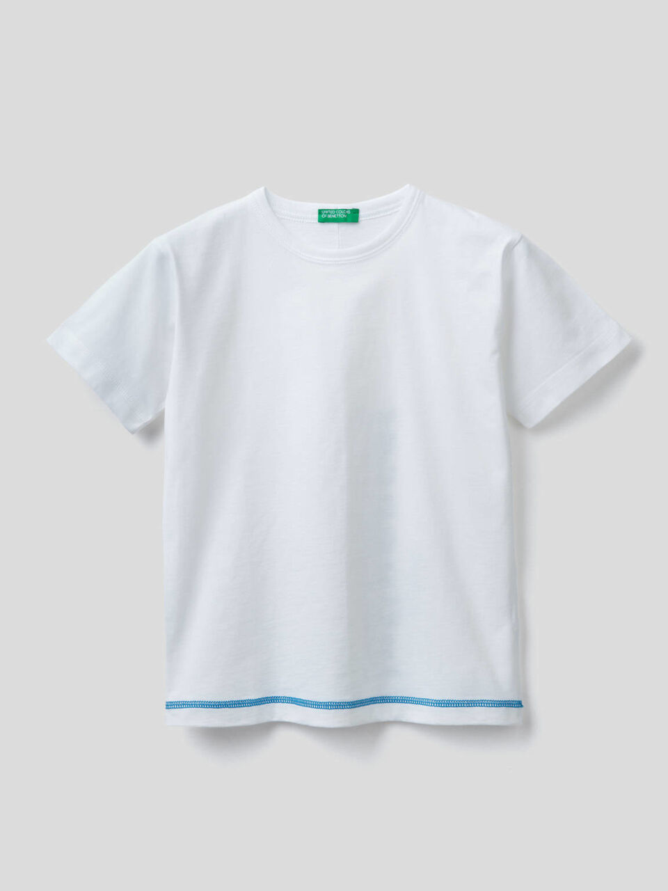 T-shirt in cotone biologico con slogan image number 1