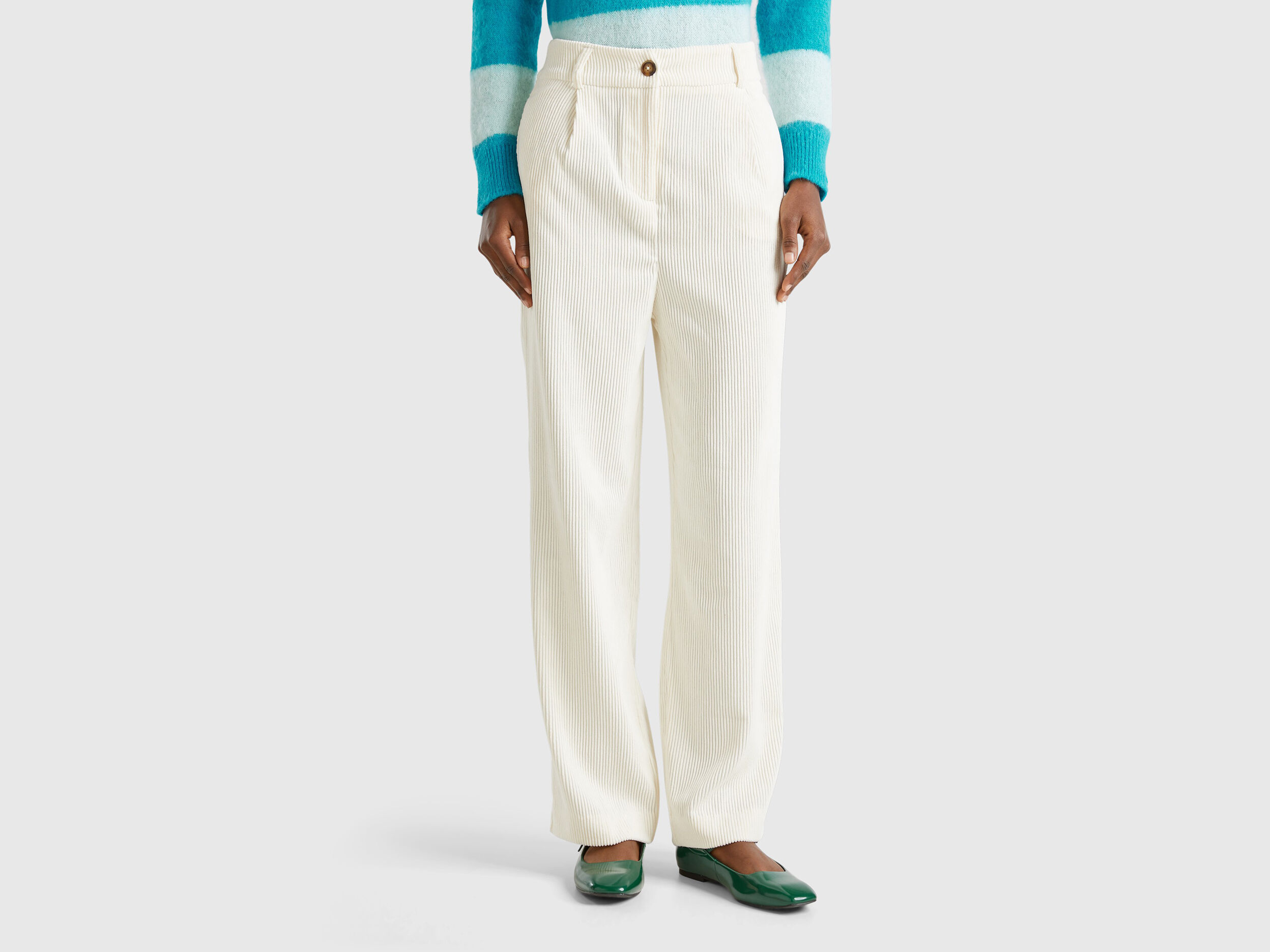 Pantaloni velluto a coste benetton hotsell