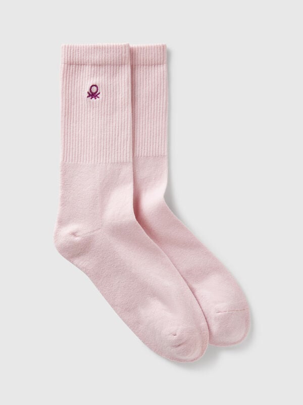 Calzini sportivi in misto cotone stretch