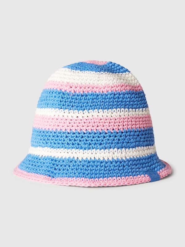 Cappello stile pescatore crochet Bambina
