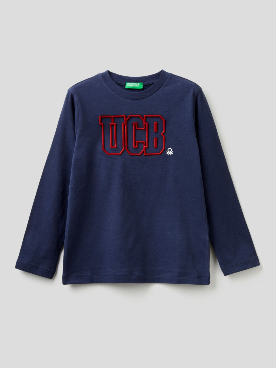 T-shirt manica lunga 100% cotone bio image number 1