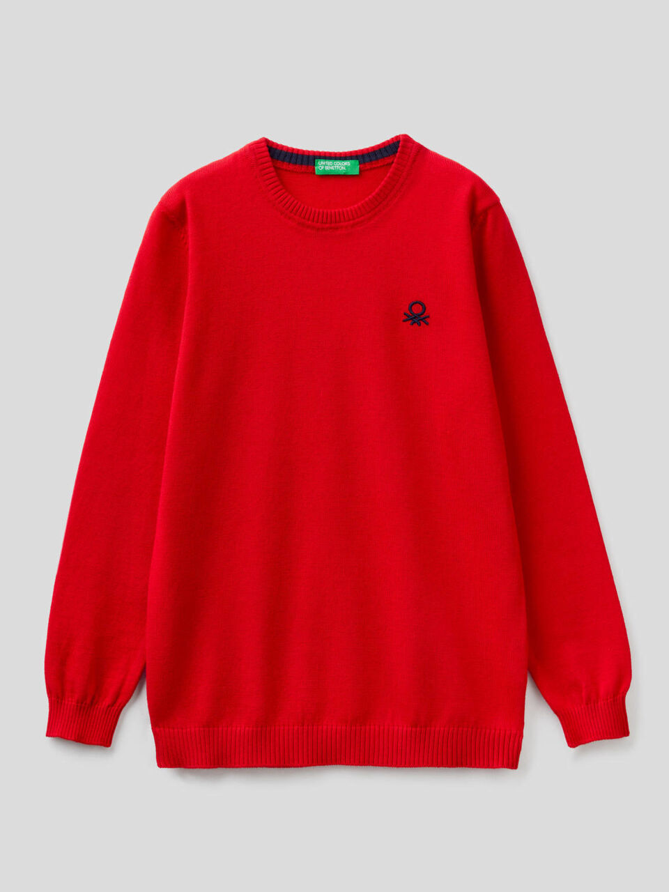 Maglia in puro cotone con logo image number 1