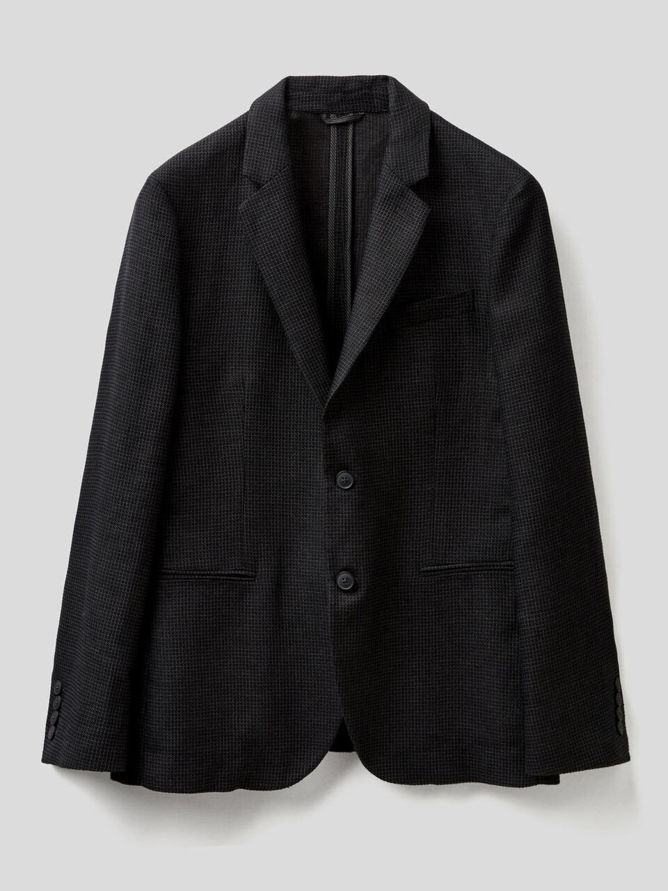 Blazer slim fit in misto lino image number 1