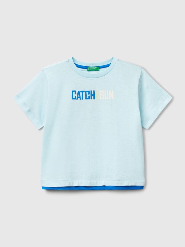 T-shirt over fit in cotone leggero Bambino