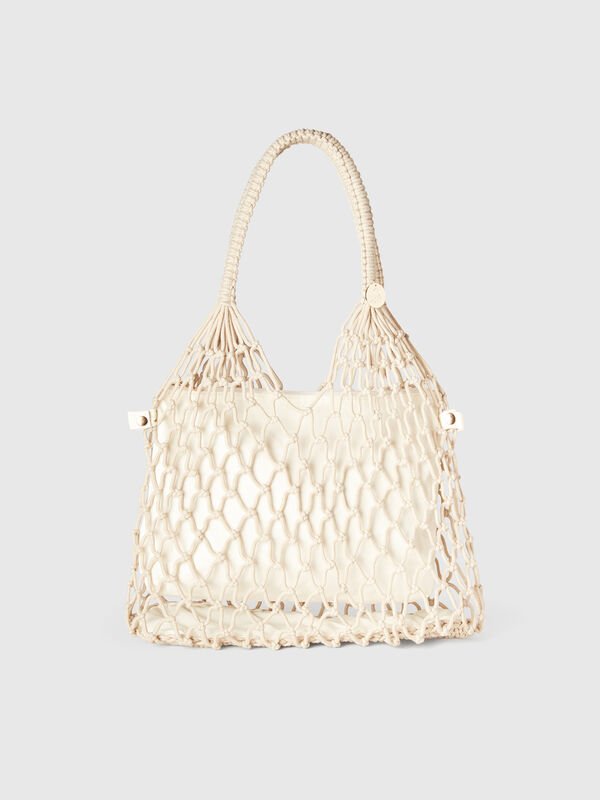Shopping bag in rete Donna
