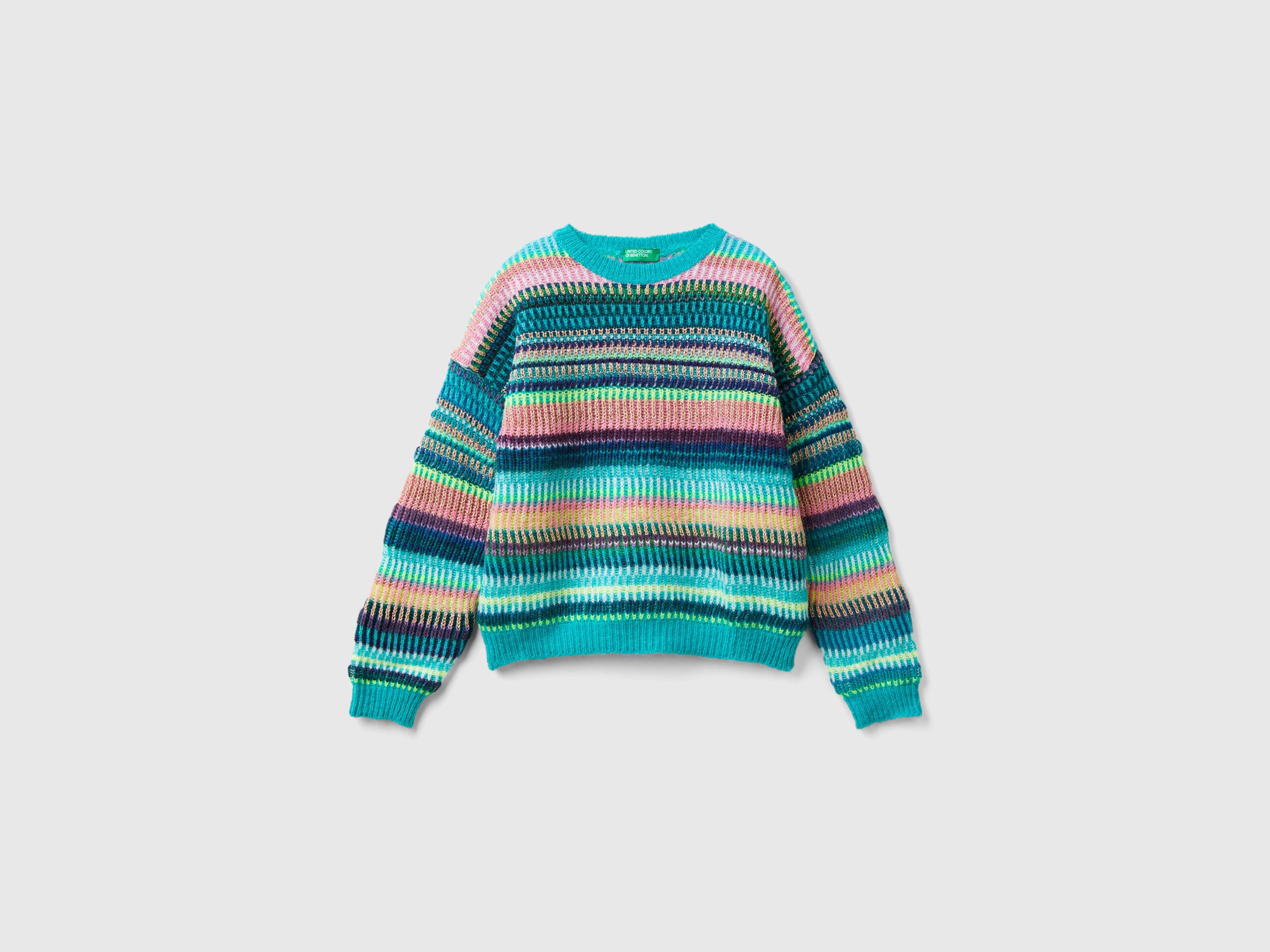 Benetton maglia a righe hotsell