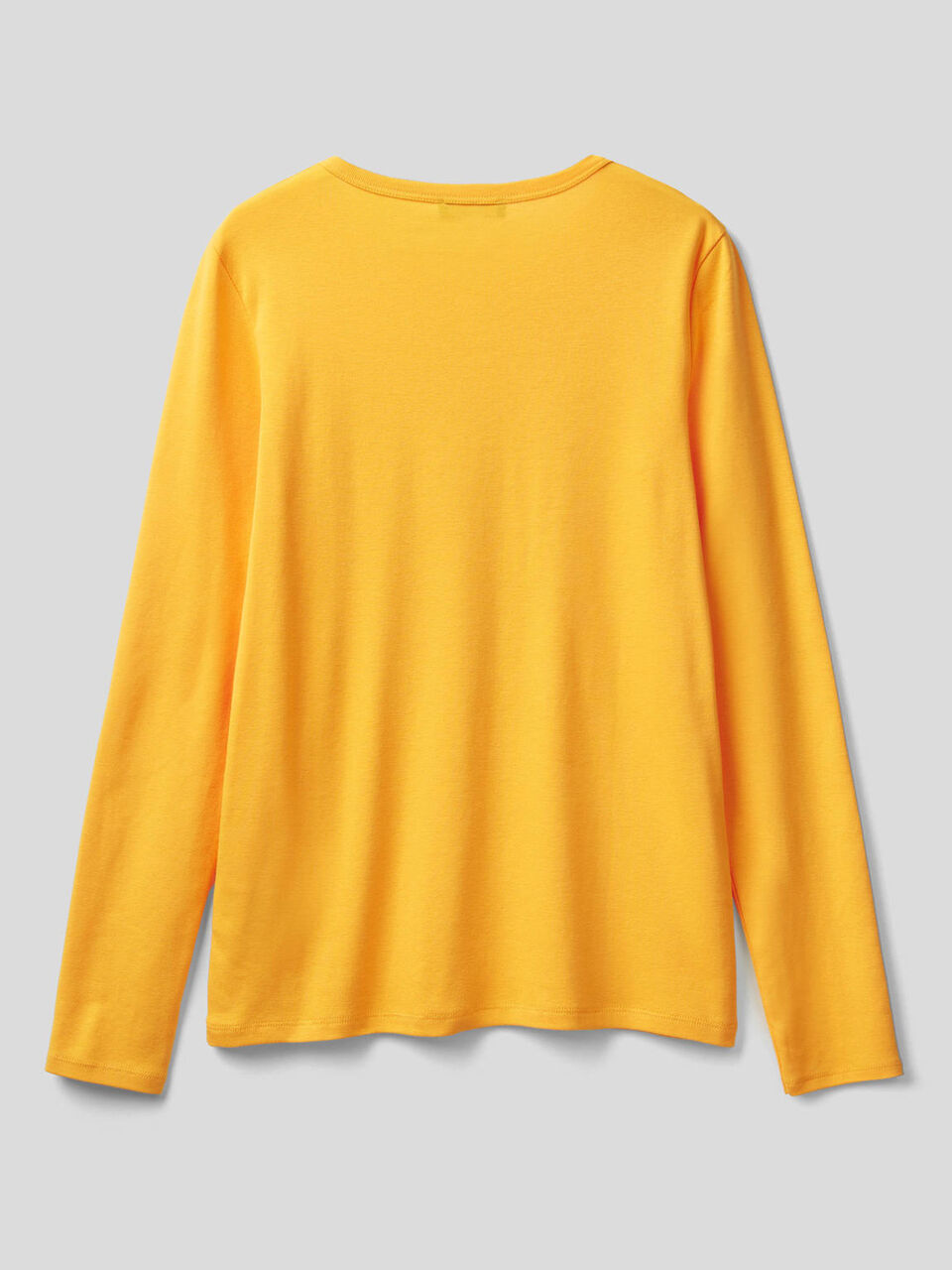 T-shirt a manica lunga 100% cotone image number 2