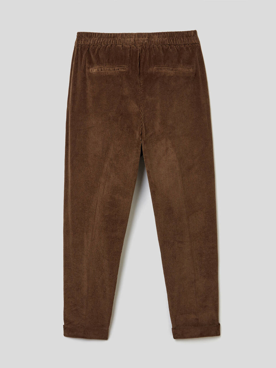 Chino in velluto con vita elasticizzata image number 2