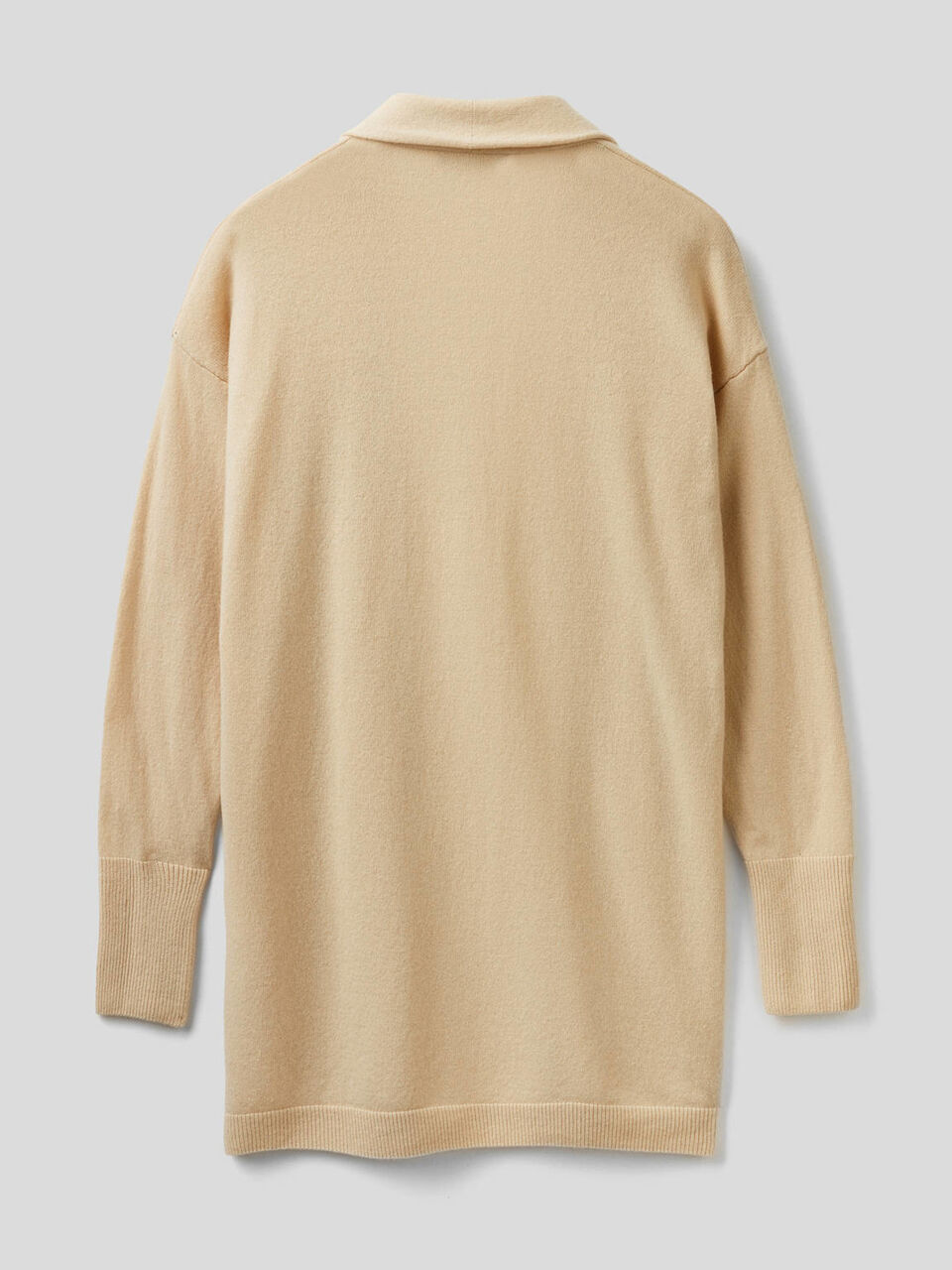 Cardigan lungo con collo a scialle image number 2