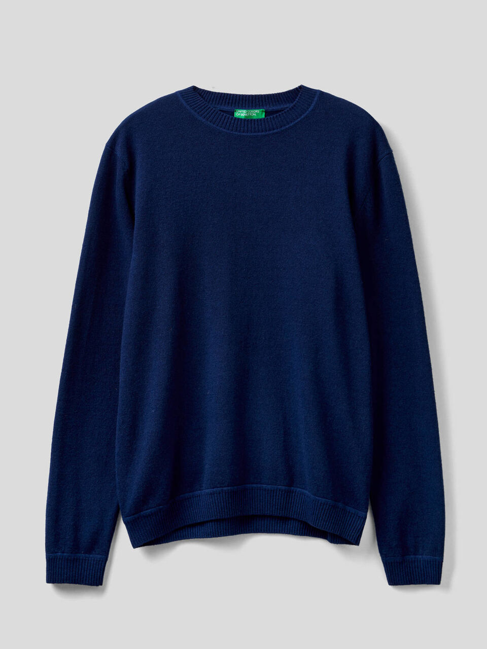 Maglia girocollo in misto lana image number 1