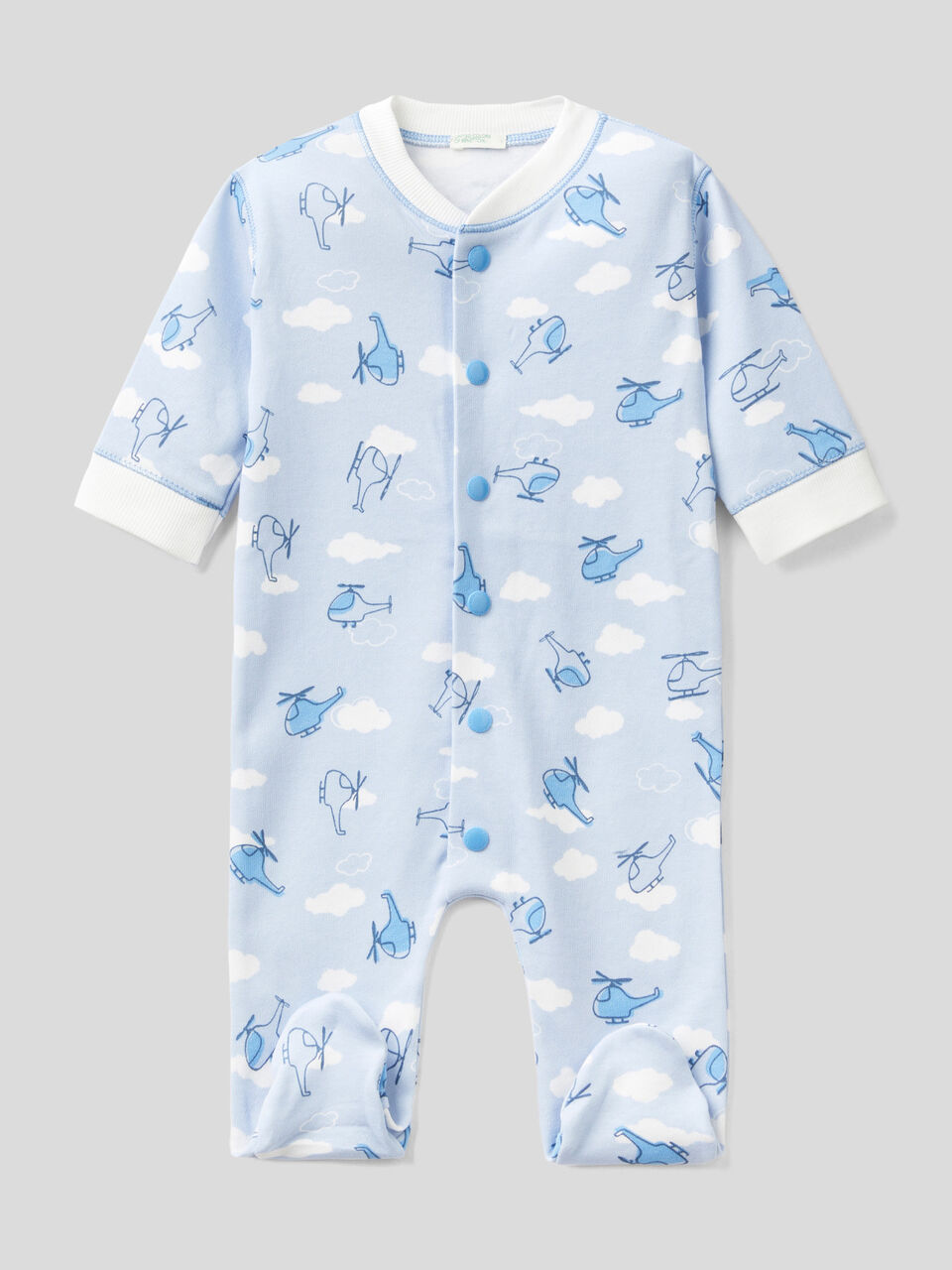 Tutina fantasia in 100% cotone bio image number 1