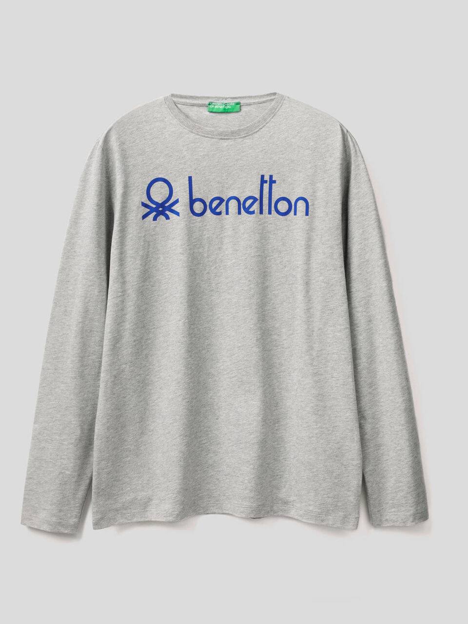 T-shirt manica lunga con stampa logo image number 1