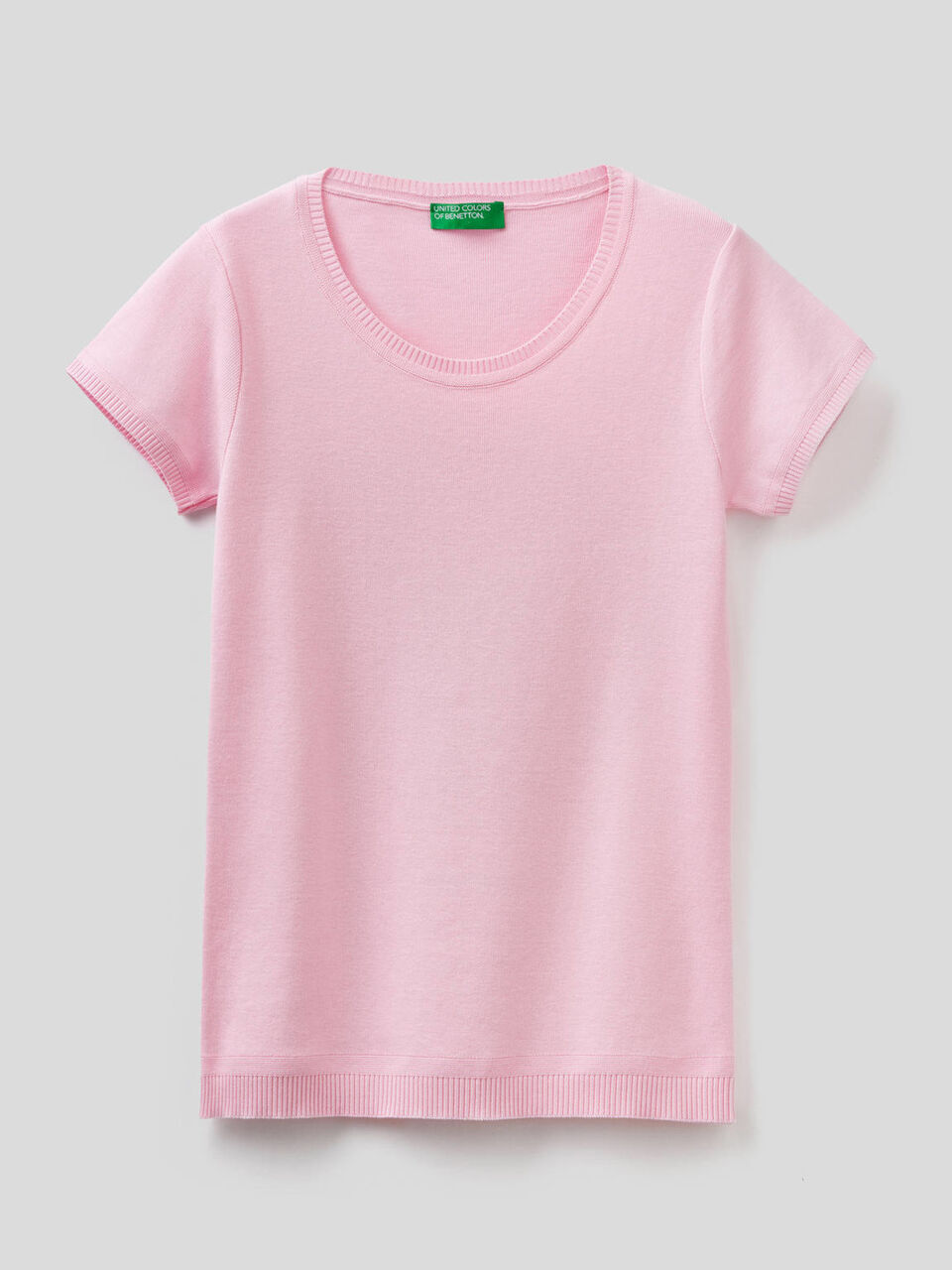 Maglia a manica corta in 100% cotone image number 1