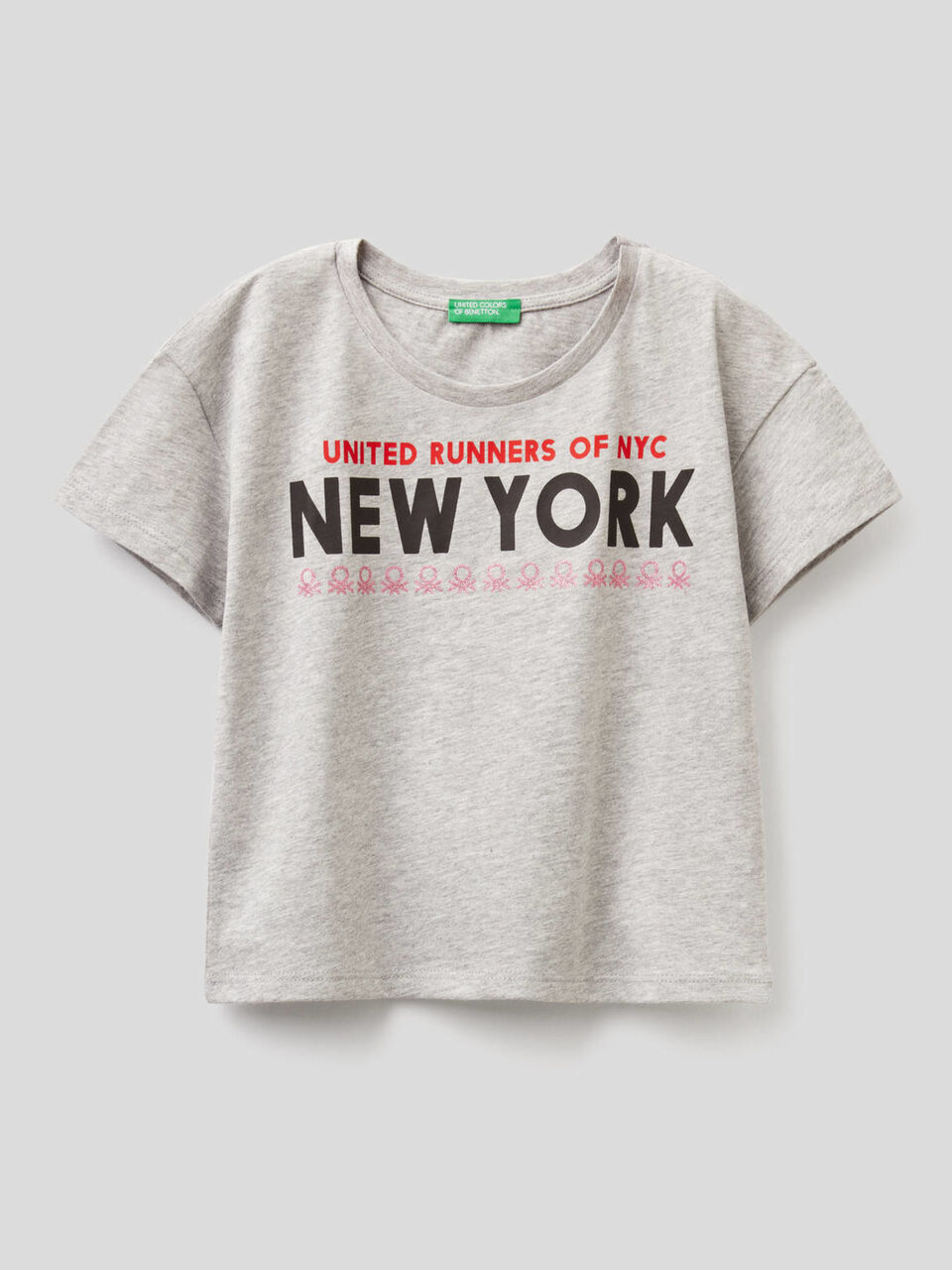 T-shirt boxy in puro cotone image number 1