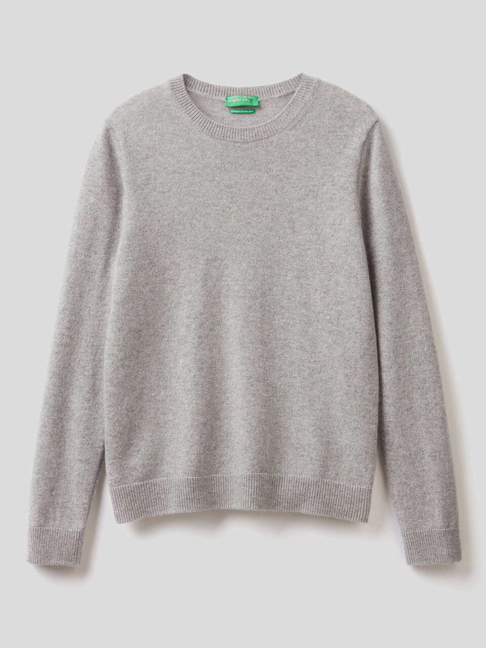Maglia girocollo in puro cashmere image number 1
