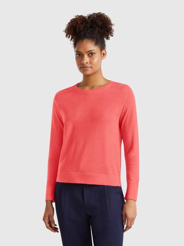 Maglia in pura lana Merino Donna