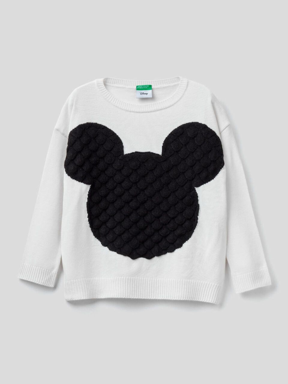 Maglia con intarsio Topolino a rilevo image number 1