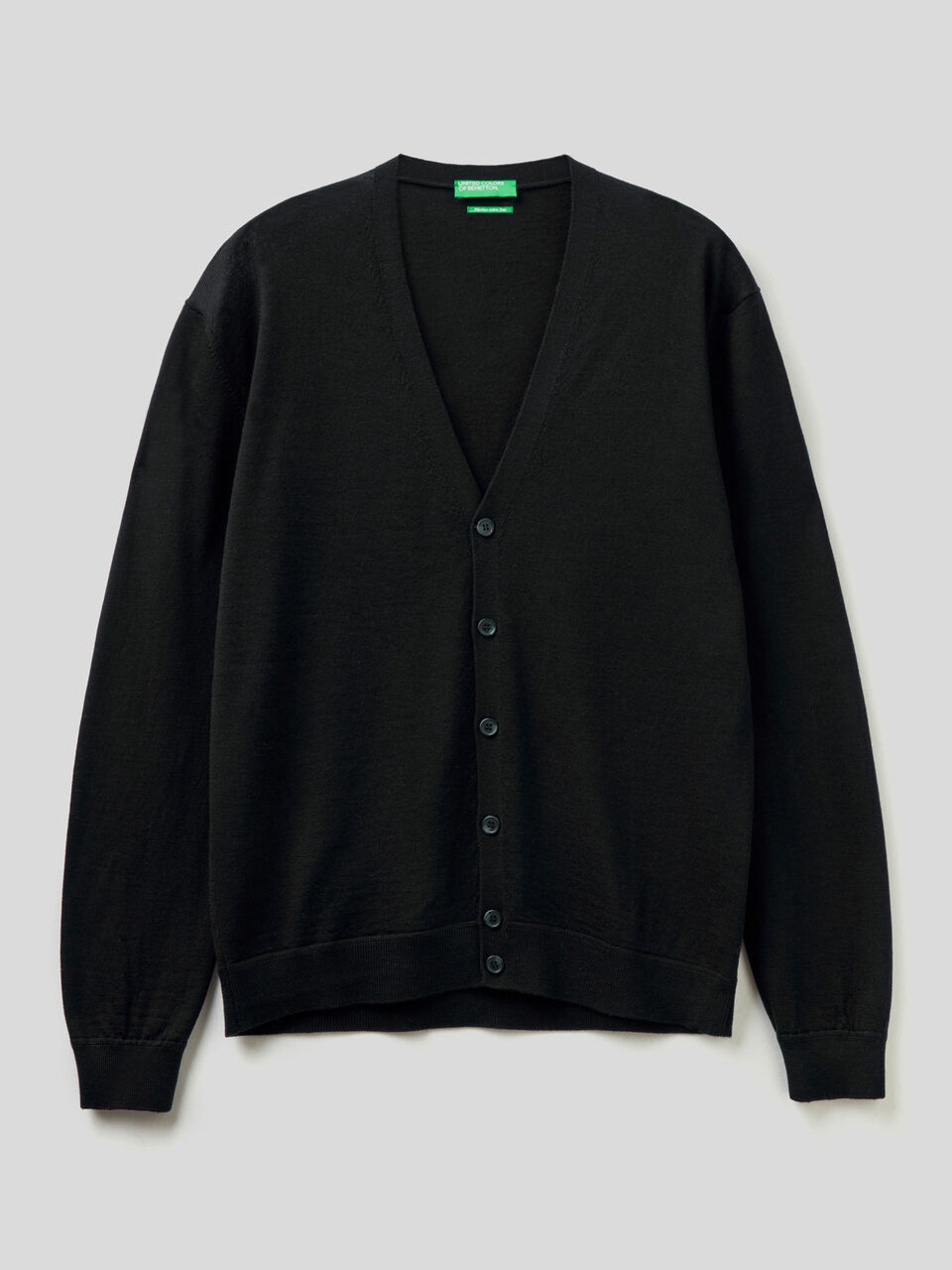 Cardigan in 100% lana Merino image number 1