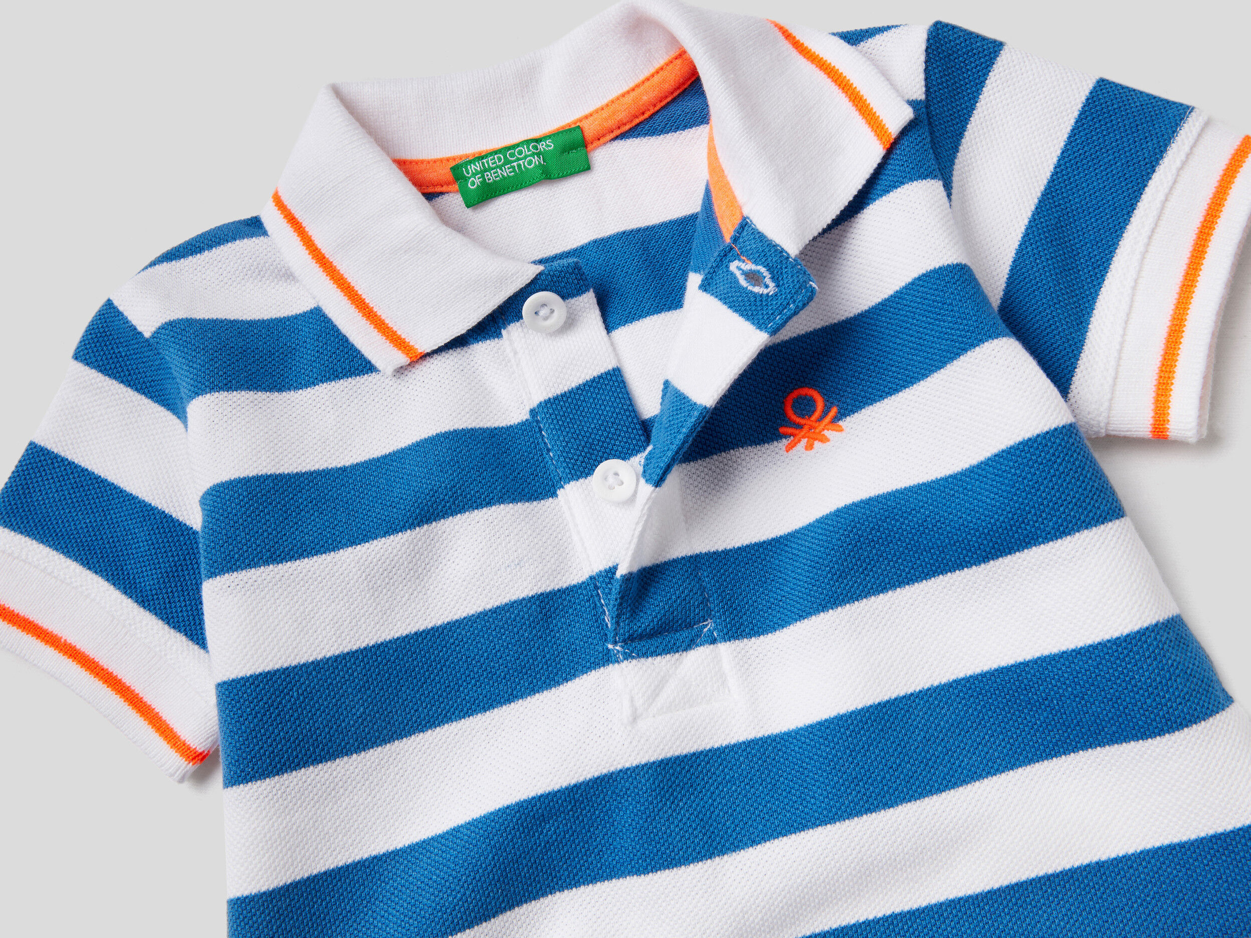 Polo Manica Corta A Righe United Colors of Benetton Abbigliamento Top e t-shirt T-shirt Polo 