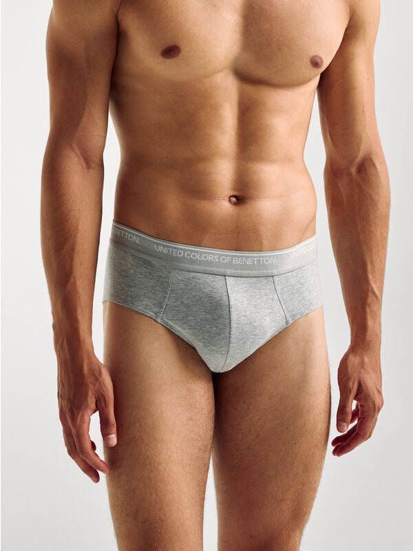 Slip in cotone elasticizzato Uomo