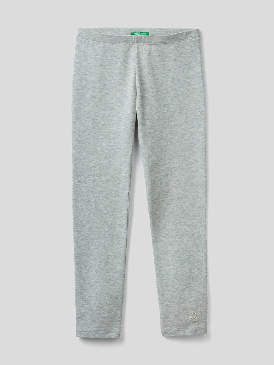 Leggings con logo in lurex image number 1