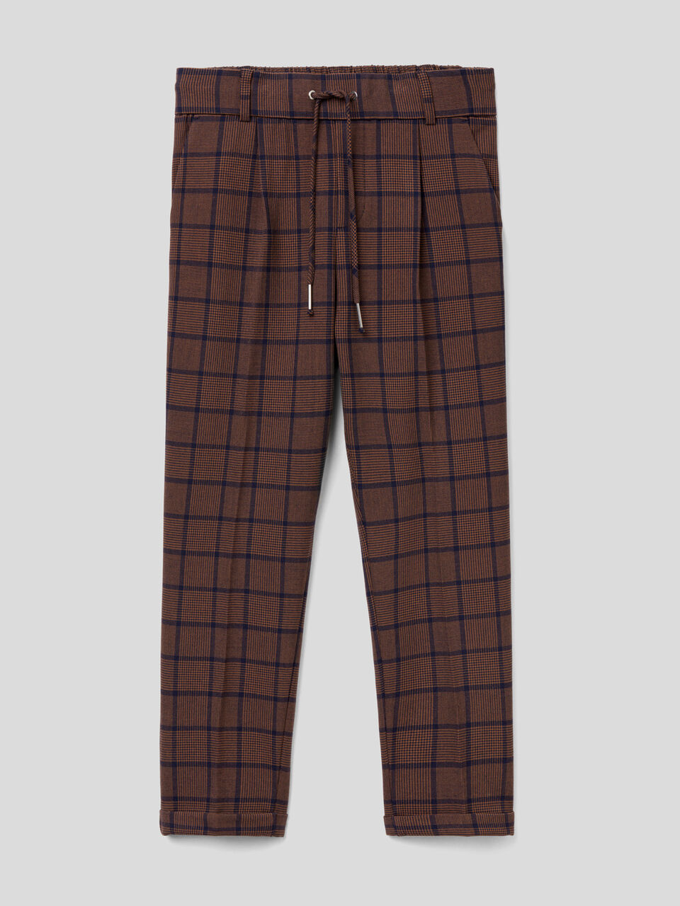 Pantaloni fantasia con elastico in vita image number 1