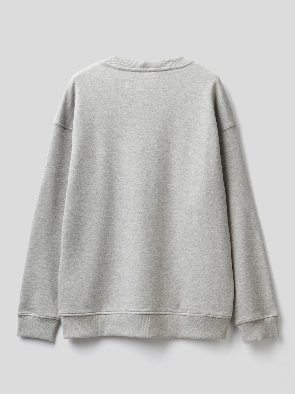 Felpa 100% cotone con logo applicato image number 2