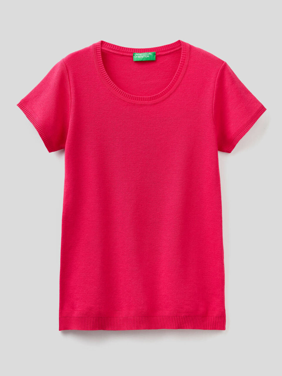 Maglia a manica corta in 100% cotone image number 1