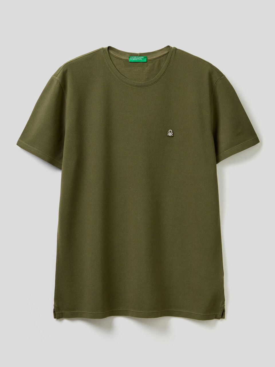 T-shirt in 100% cotone piquet image number 1