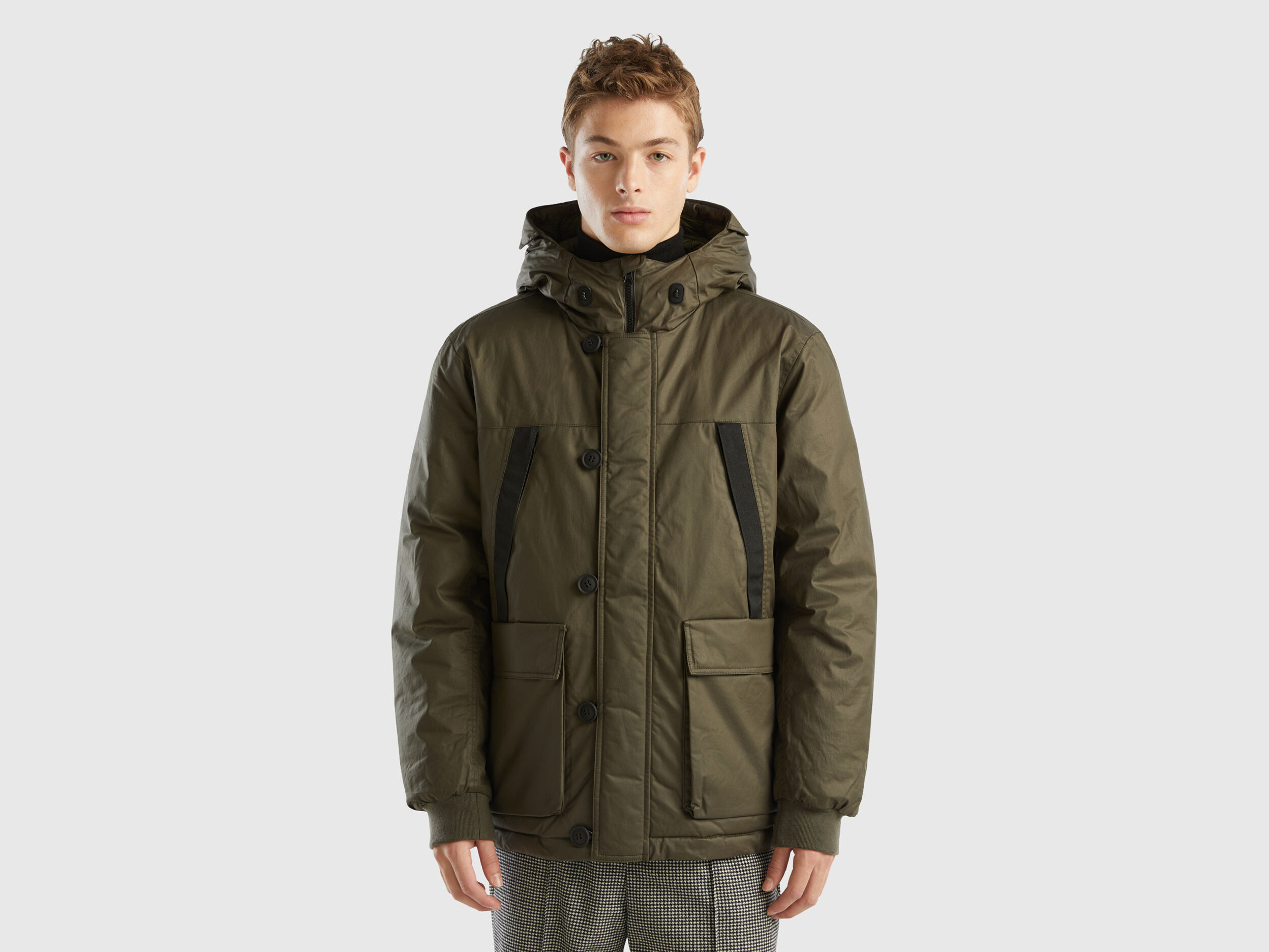 Giubbotto parka shop uomo benetton