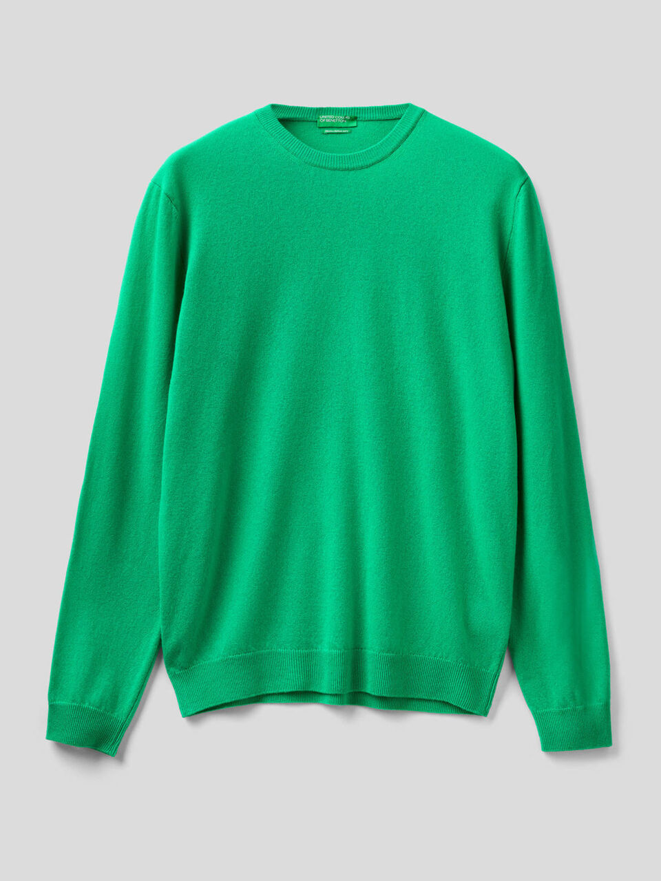 Maglia girocollo in pura lana vergine image number 1